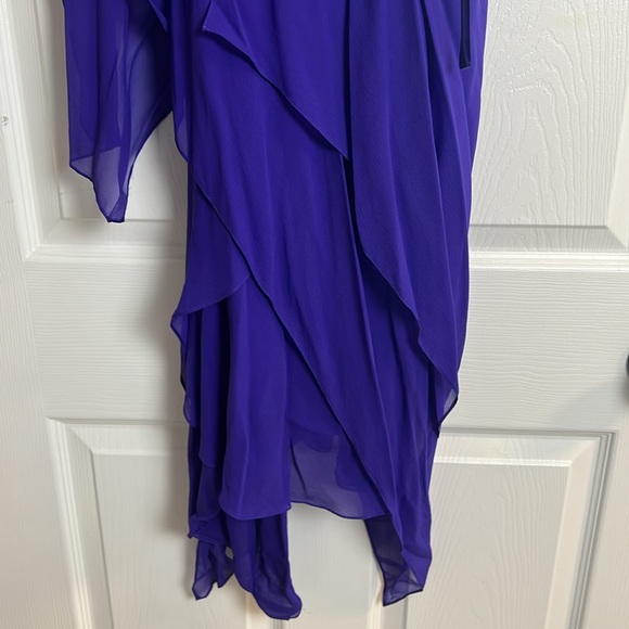 100% Silk BCBG Asymmetrical Y2K Dress (size 2) - Picture 6 of 8